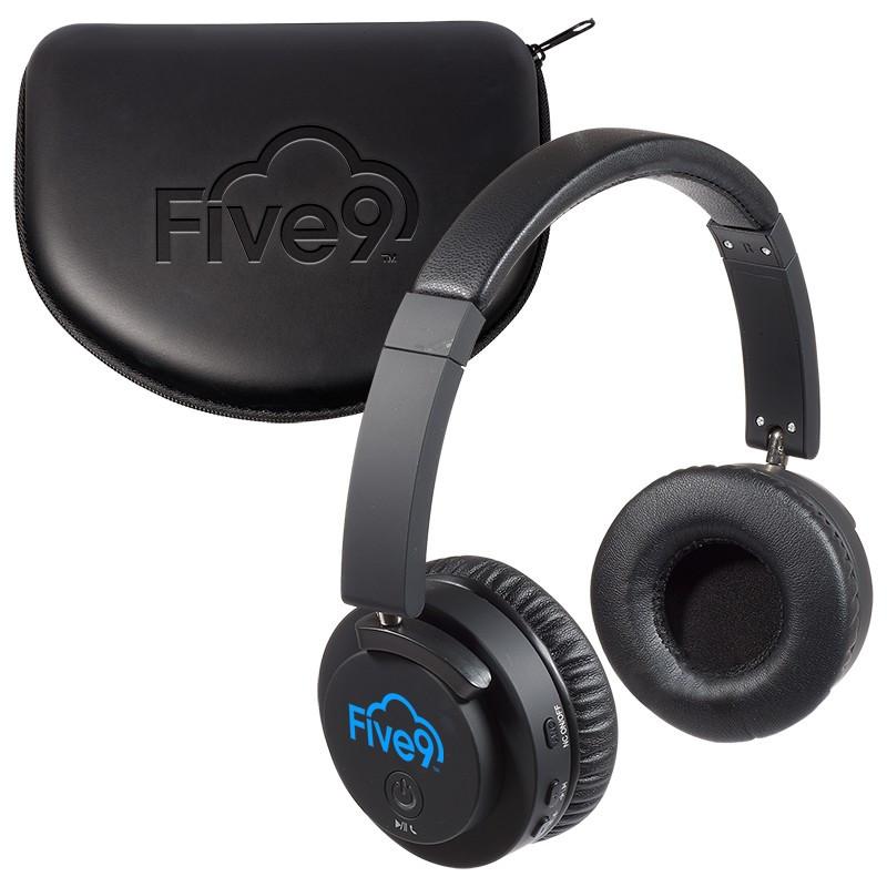 LEEMAN™ WIRELESS NOISE CANCELLING HEADPHONES WITH INLINE MICROPHONE