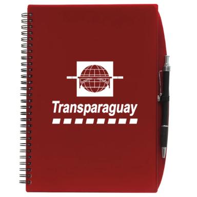 4"x6" 70 Sheet Poly Journal with Pen