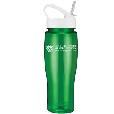 24 oz Tranlucent Contour Bike Bottle (Sport Tip Lid)