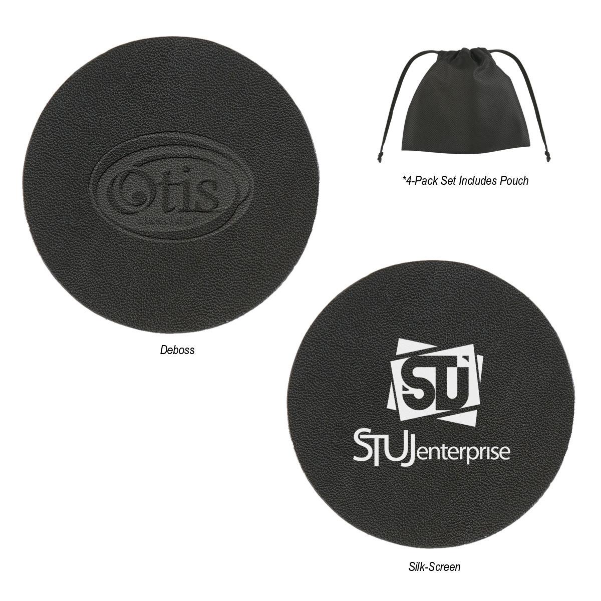 BONDED LEATHER COASTER