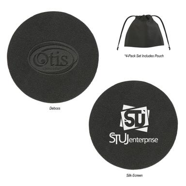 BONDED LEATHER COASTER