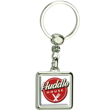 Square Metal Key Tag