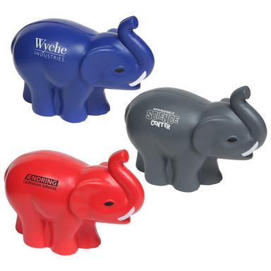 Elephant With Tusks Work Stress Reliever