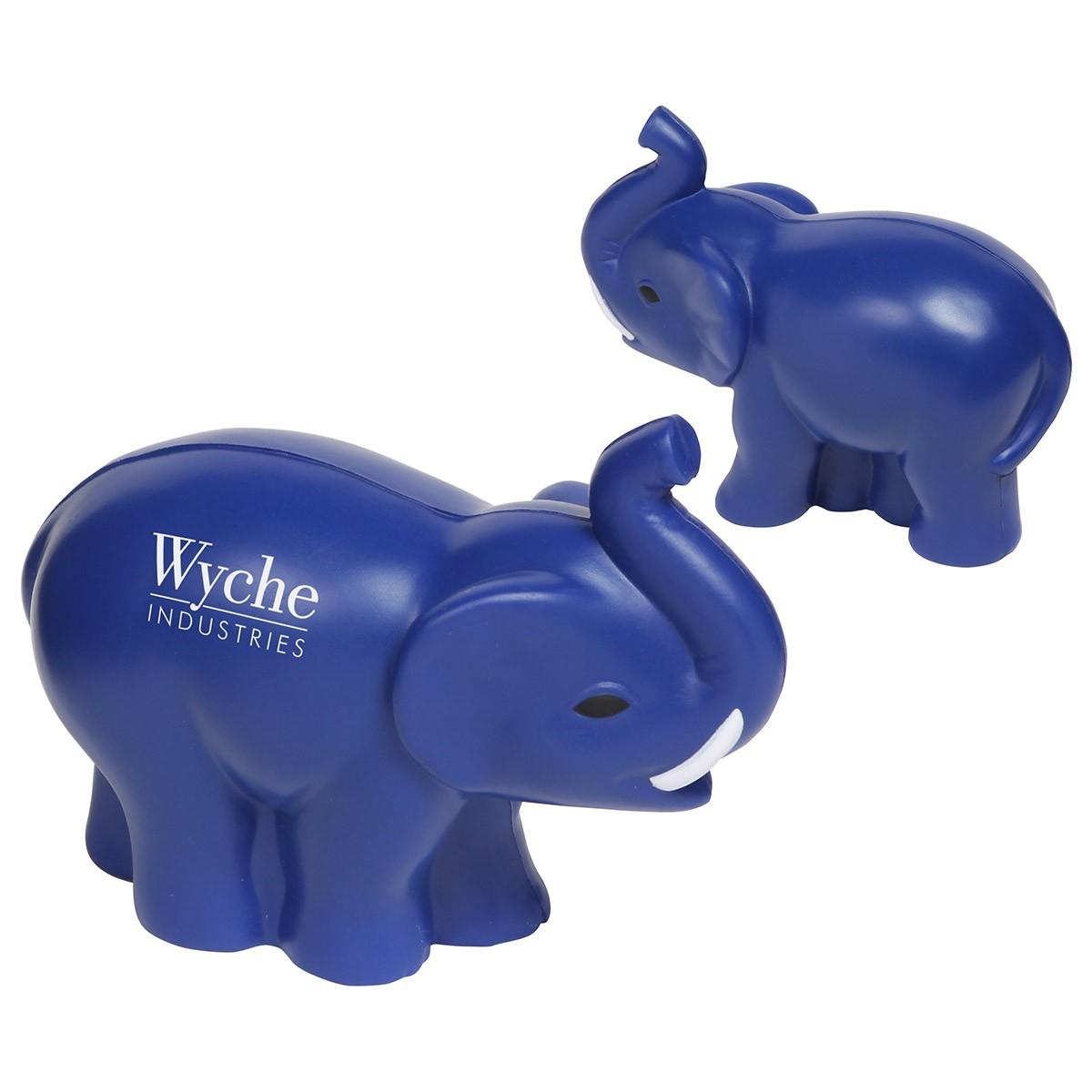 Elephant With Tusks Work Stress Reliever