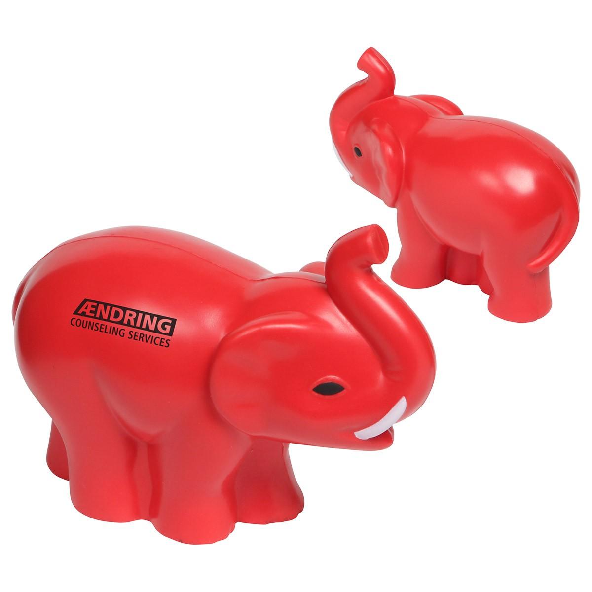 Elephant With Tusks Work Stress Reliever