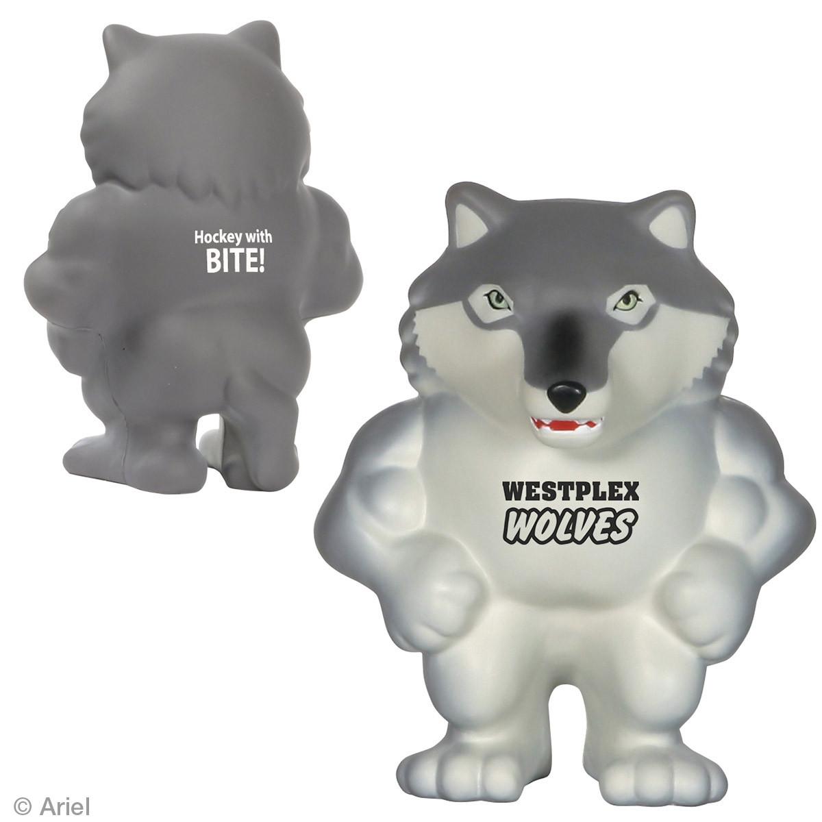 Wolf Mascot Work Stress Reliever