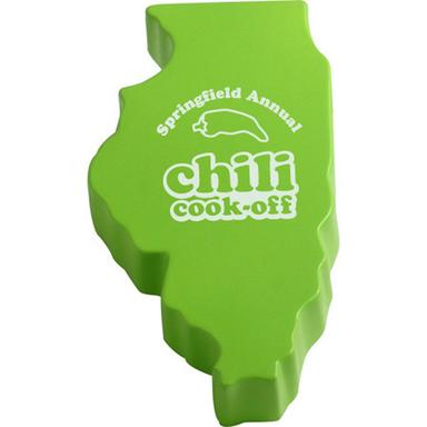 Illinois Shape Work Stress Reliever