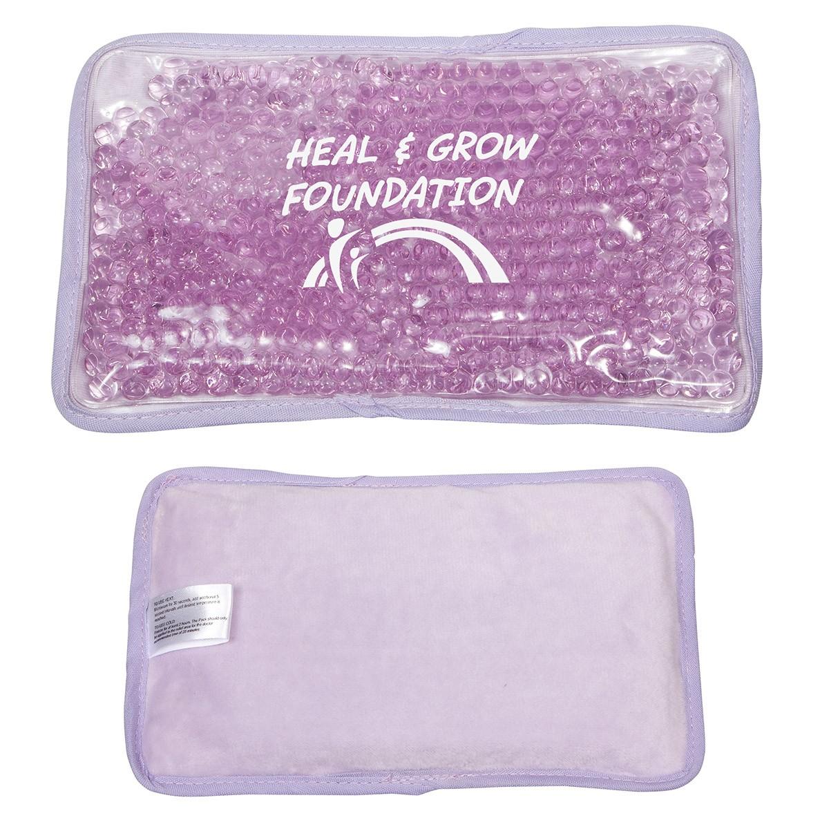 Plush Rectangle Aqua Pearls™ Hot/Cold Pack