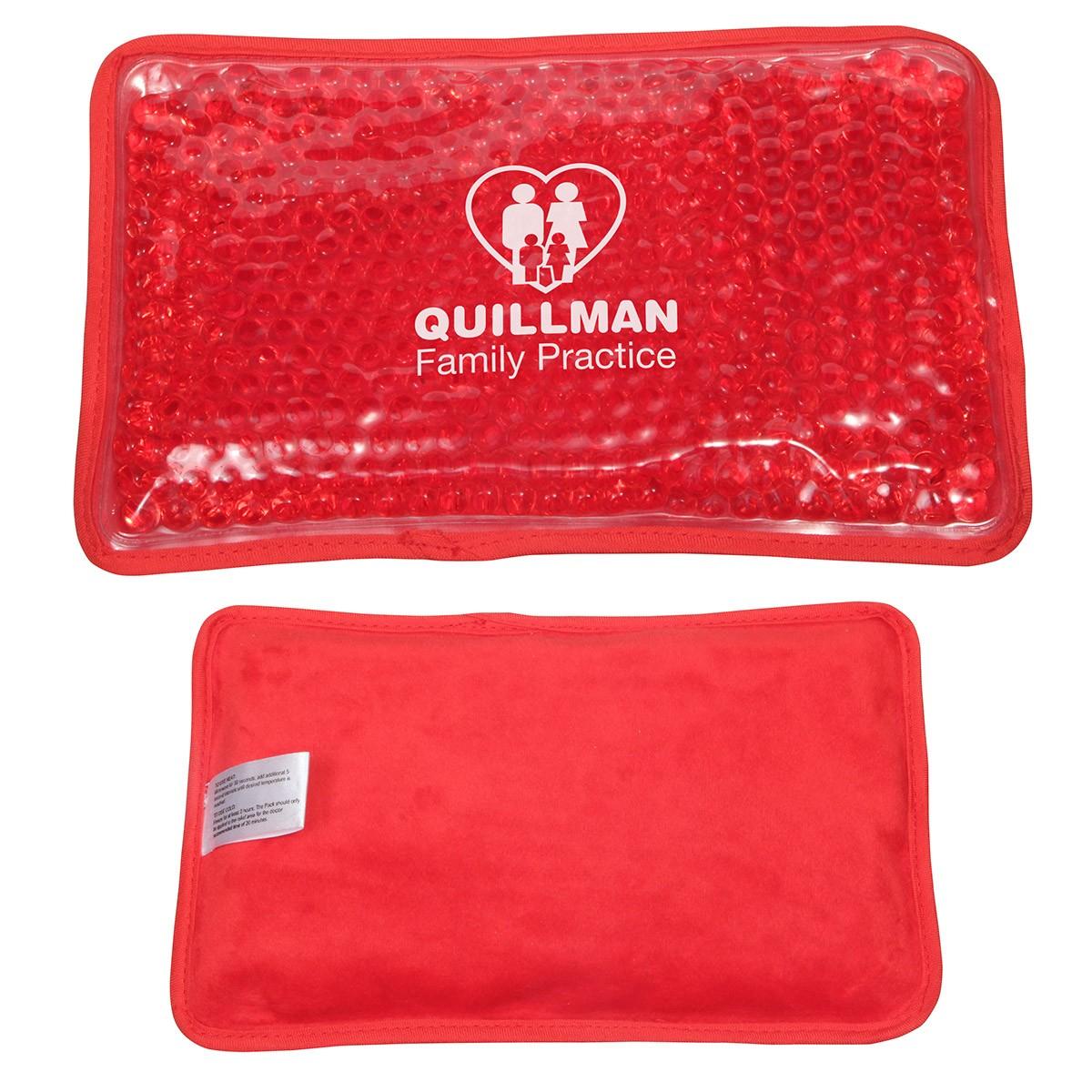 Plush Rectangle Aqua Pearls™ Hot/Cold Pack