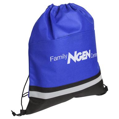 Reflective Safety Drawstring Bag
