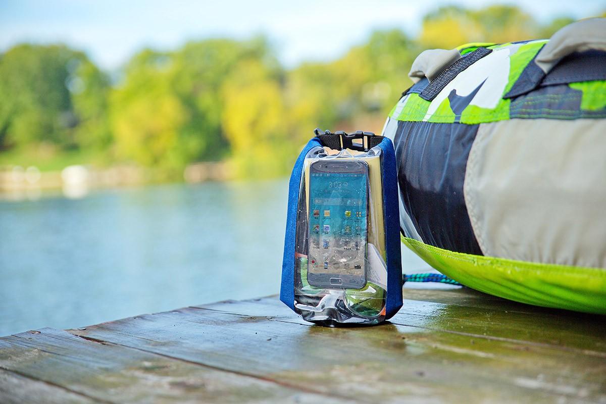 2-Liter Waterproof Gear Bag with Touch-Thru Phone Pocket