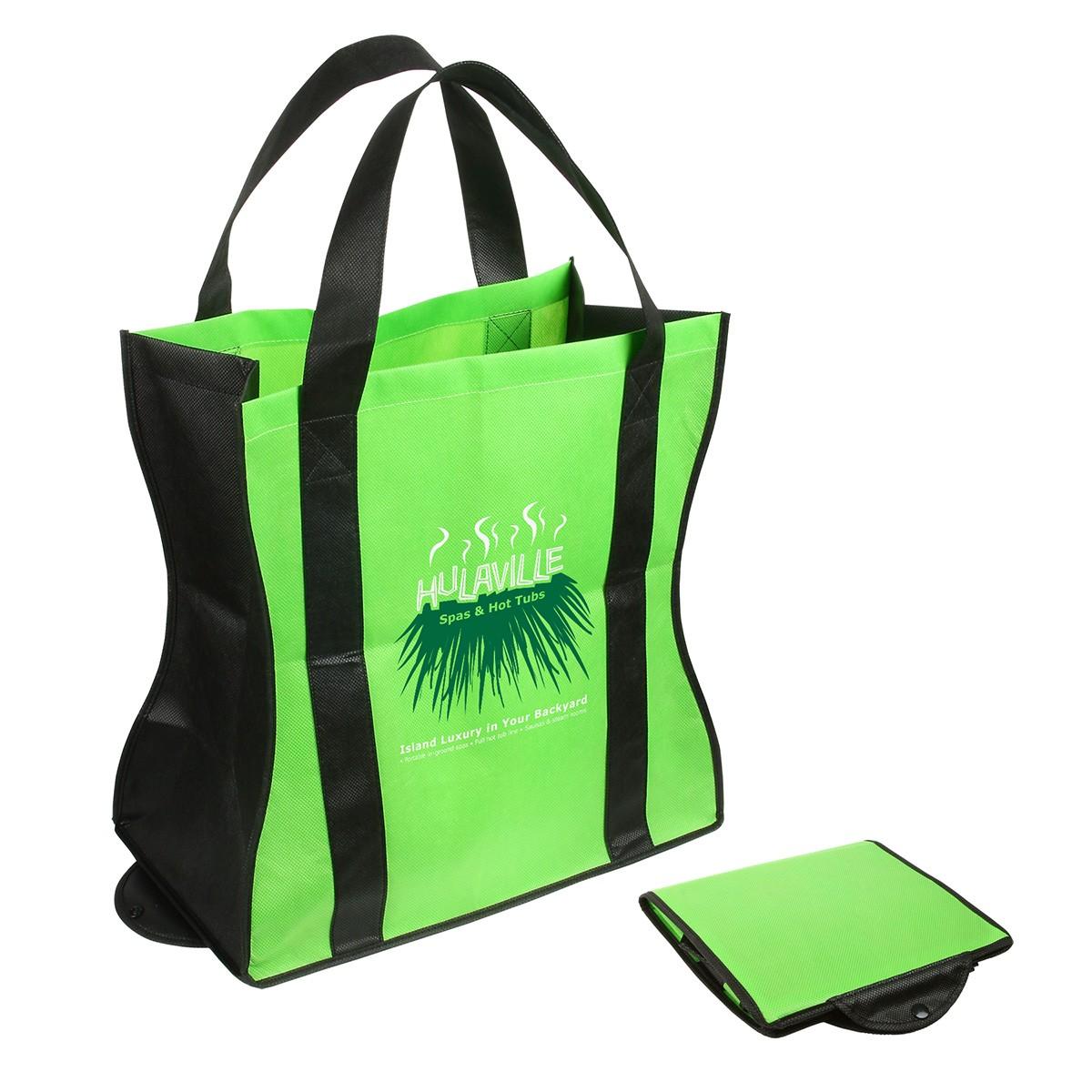Wave Rider Folding Tote Bag