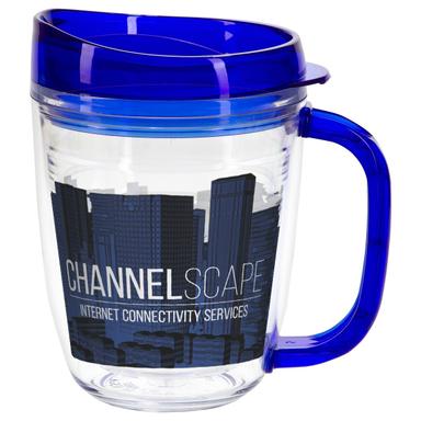 Lakeshore 12 oz Tritan® Mug with Translucent Handle + Lid
