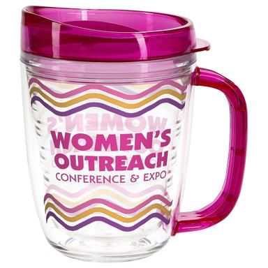 Lakeshore 12 oz Tritan® Mug with Translucent Handle + Lid