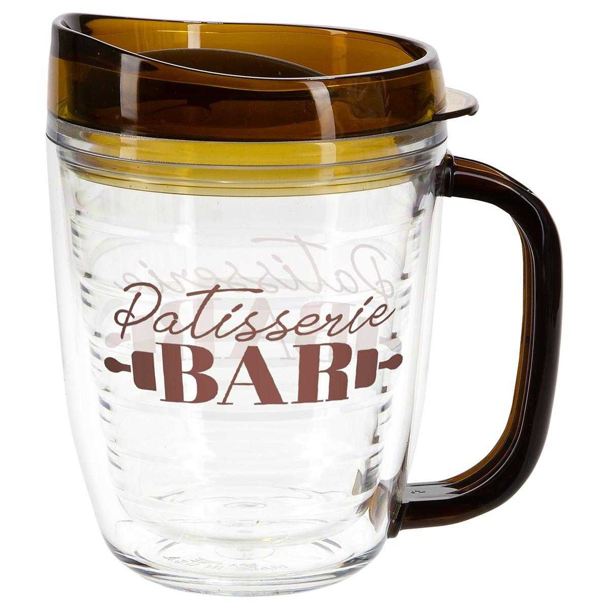 Lakeshore 12 oz Tritan® Mug with Translucent Handle + Lid