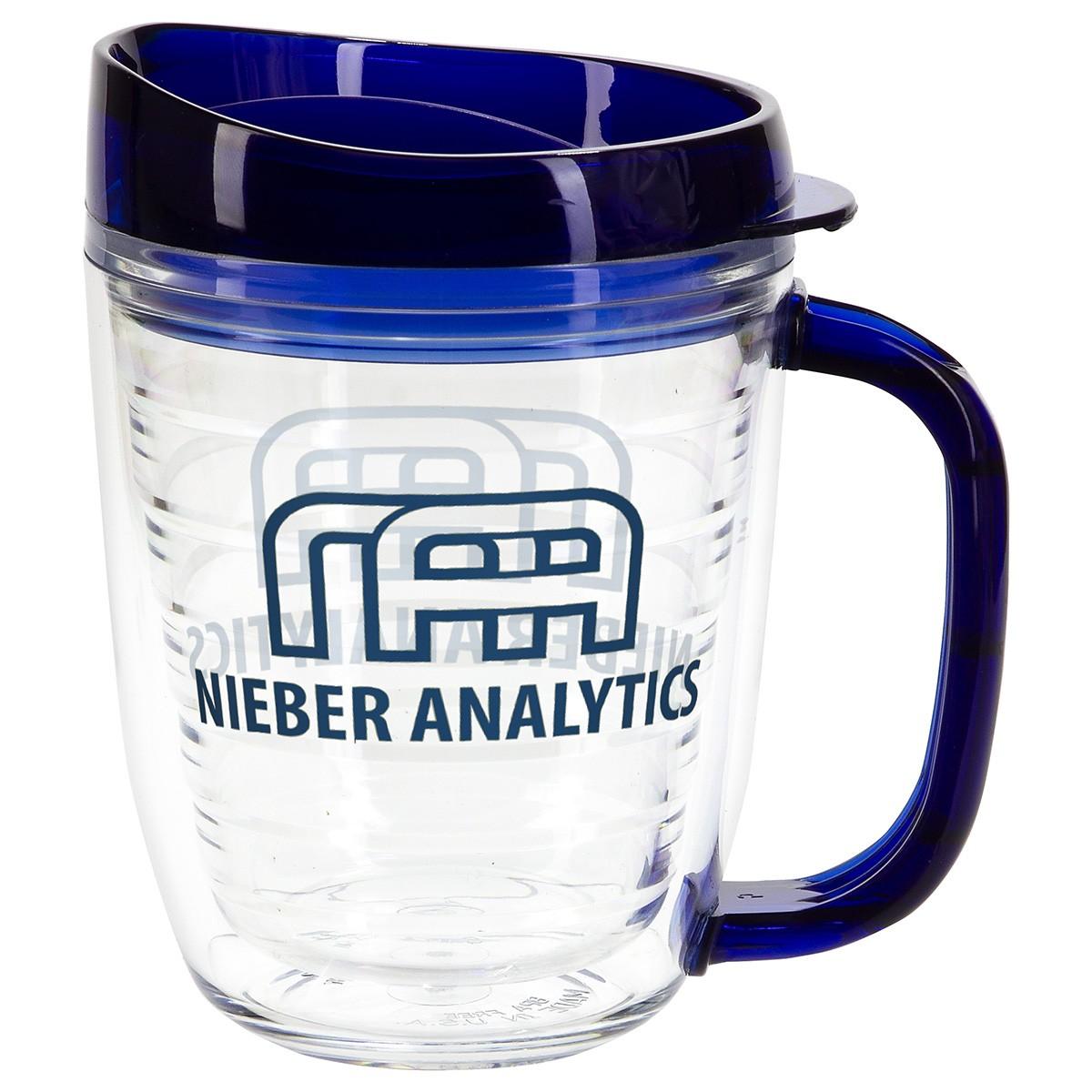 Lakeshore 12 oz Tritan® Mug with Translucent Handle + Lid