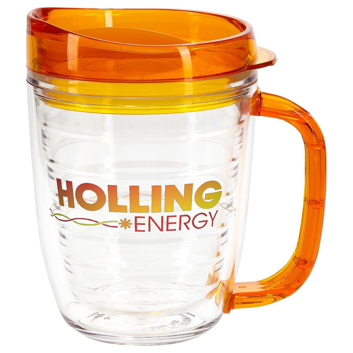 Lakeshore 12 oz Tritan® Mug with Translucent Handle + Lid