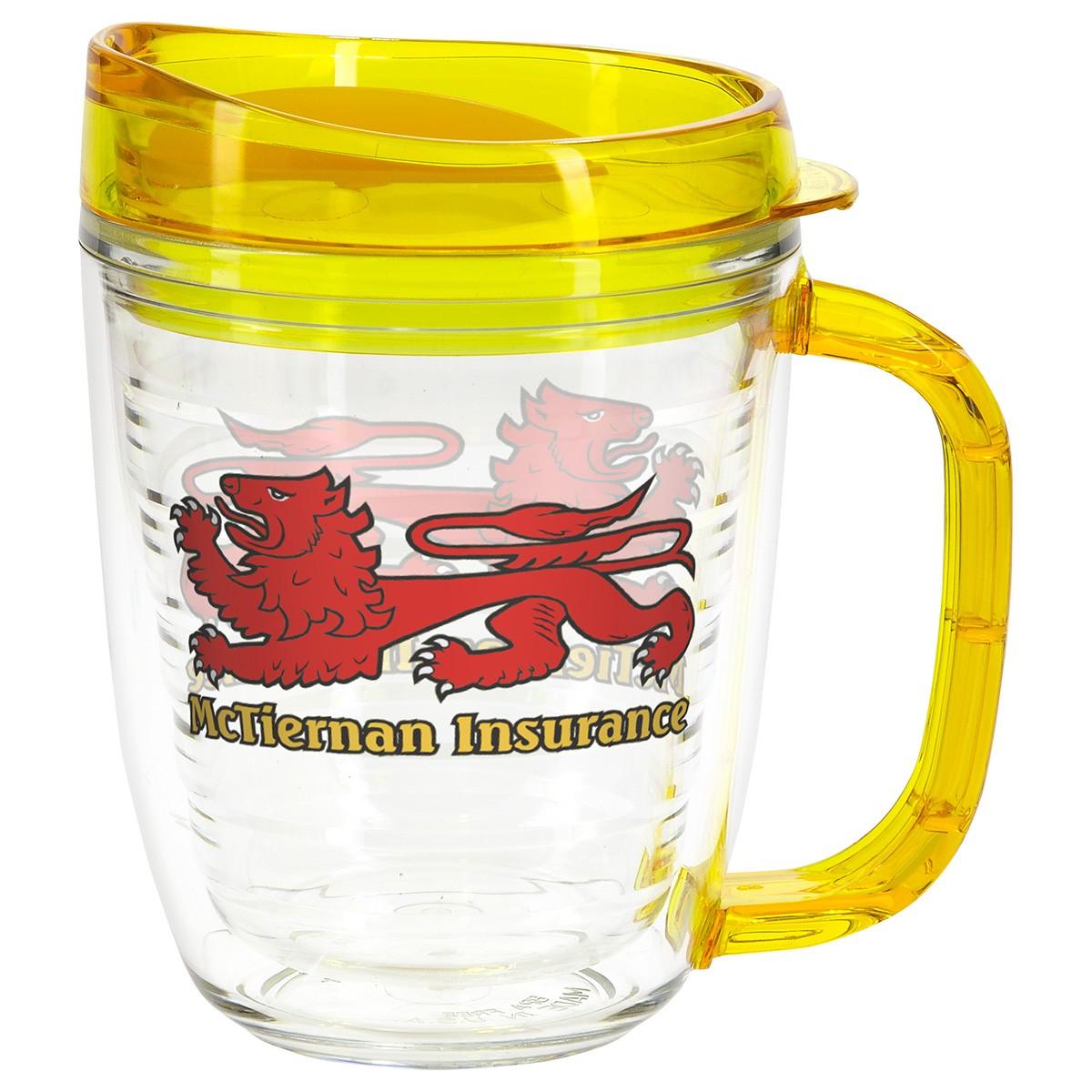 Lakeshore 12 oz Tritan® Mug with Translucent Handle + Lid