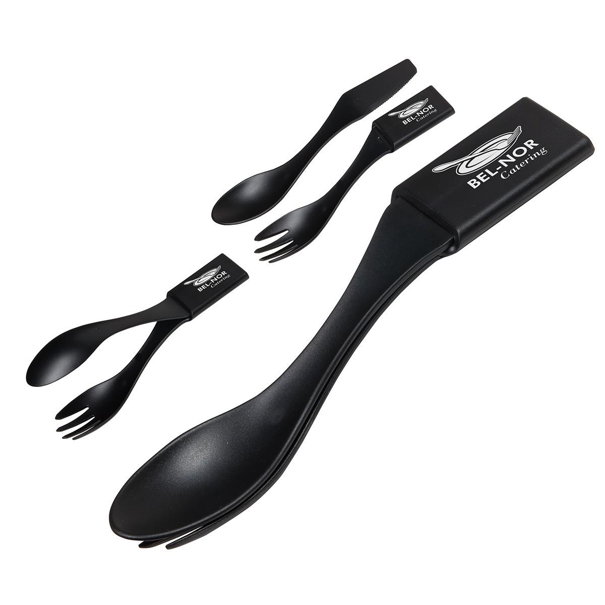 Easy-Toss Salad Picker & Flatware Set