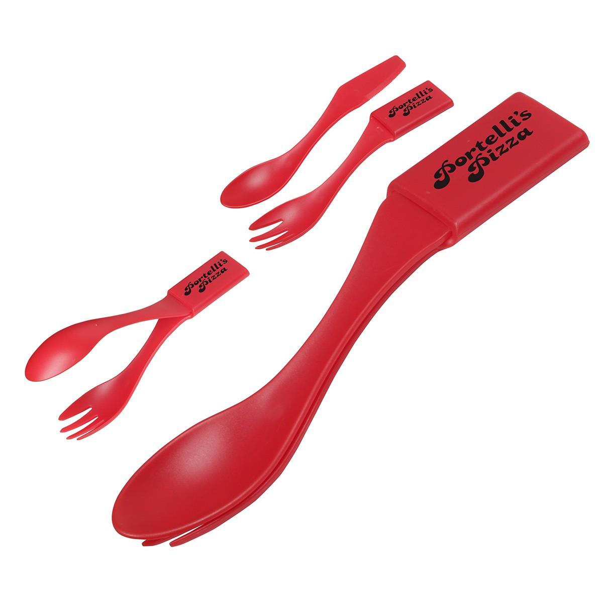 Easy-Toss Salad Picker & Flatware Set
