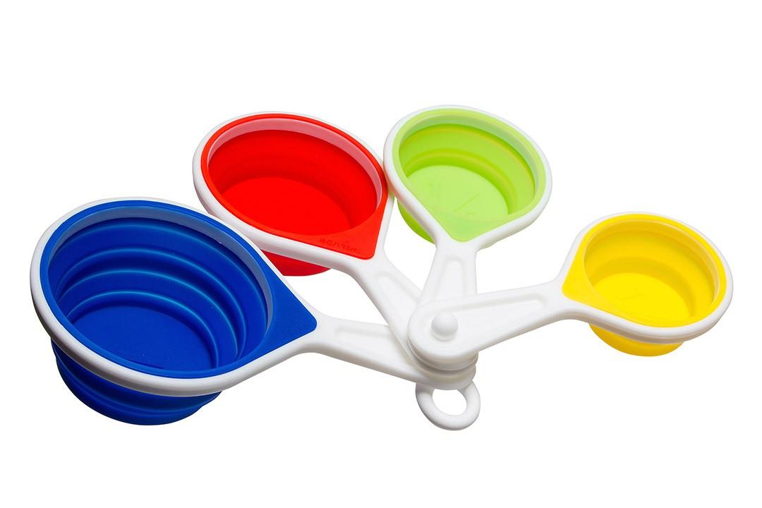 Pop-Out Silicone Measuring Cups