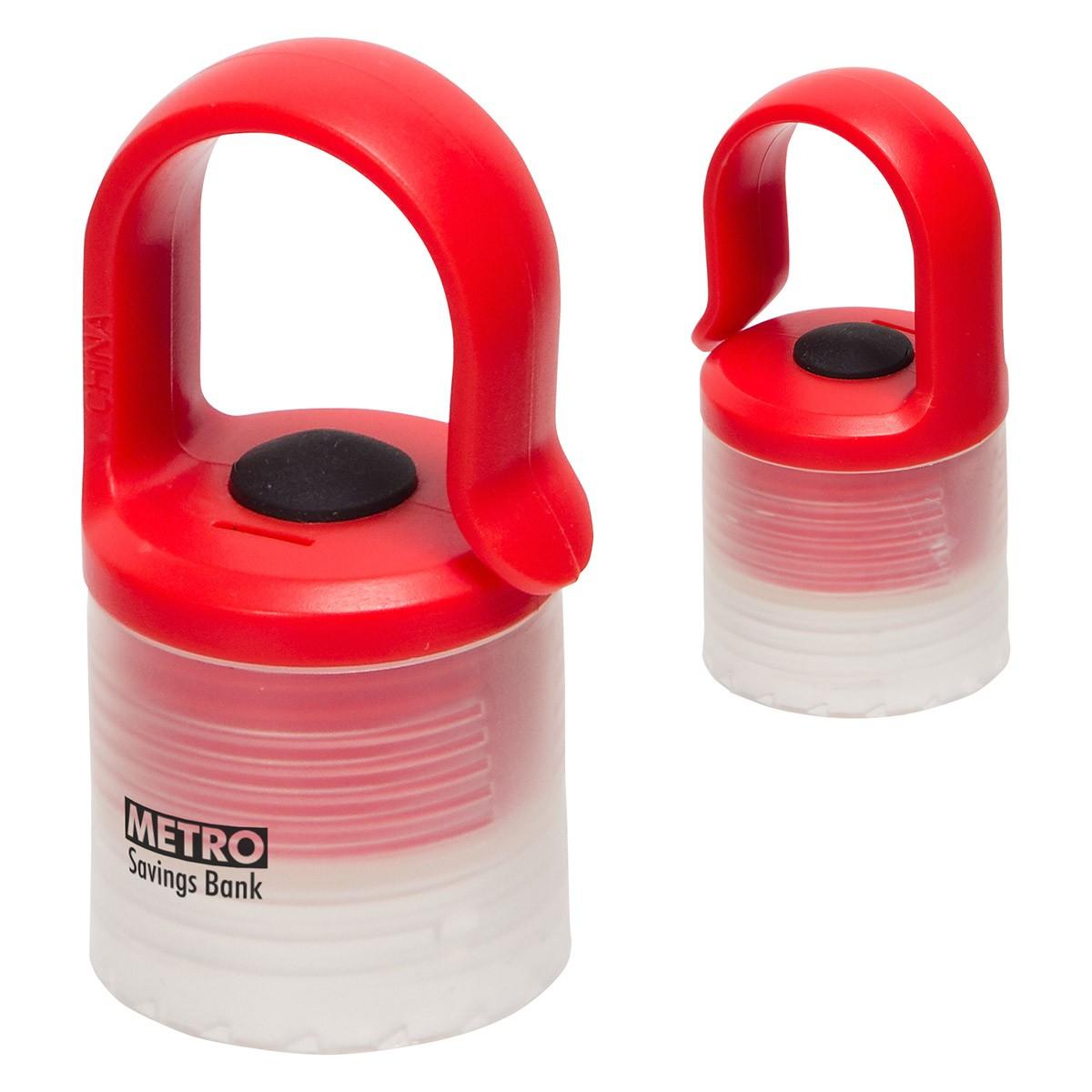 Glow Light Bottle Cap with Clip Black