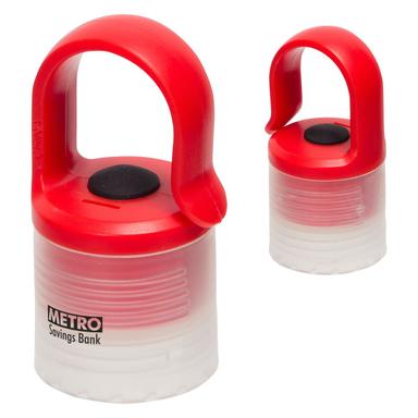 Glow Light Bottle Cap with Clip Black