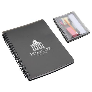 Hardcover Notebook with Pouch