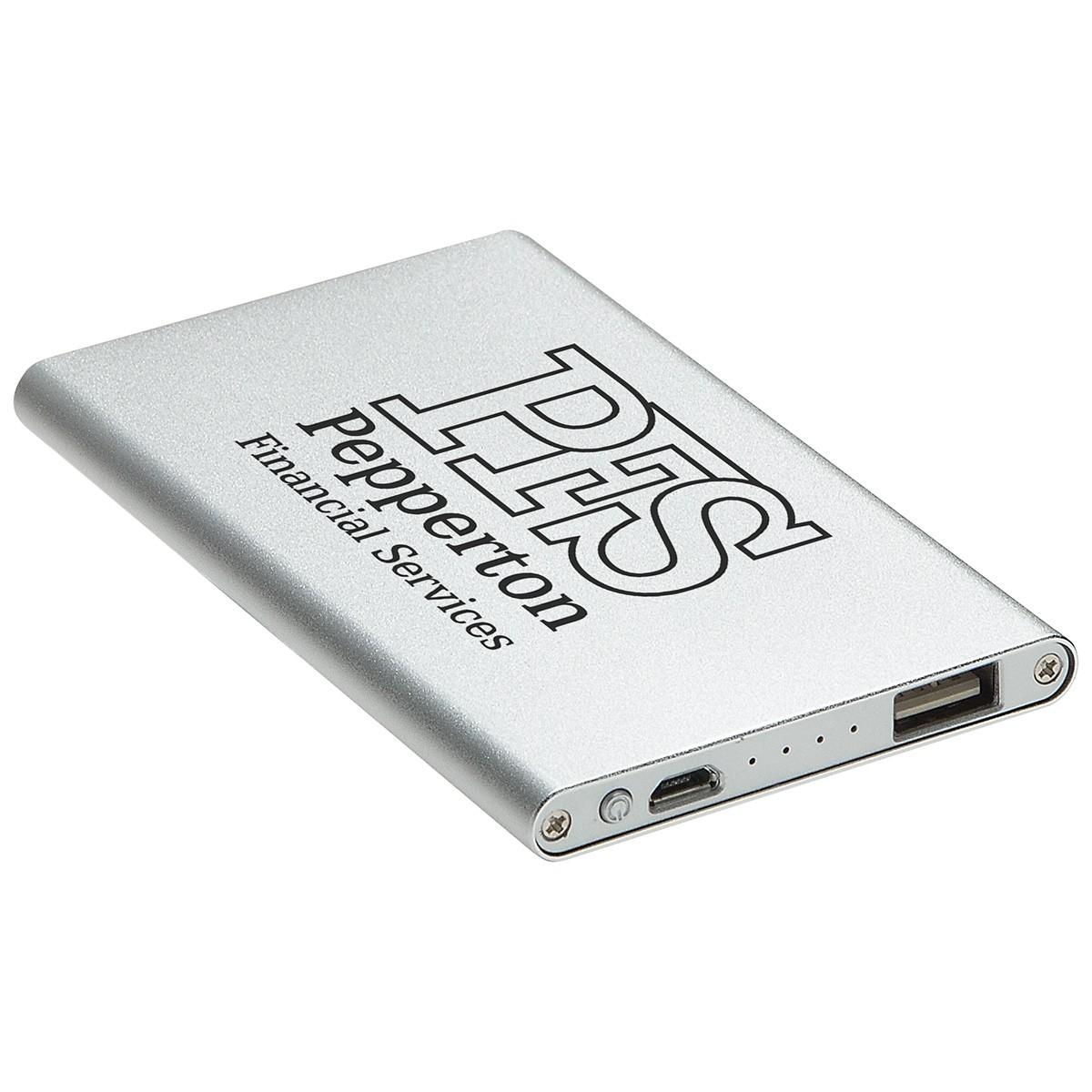 Sleek Design 2000mAh Aluminum Power Bank