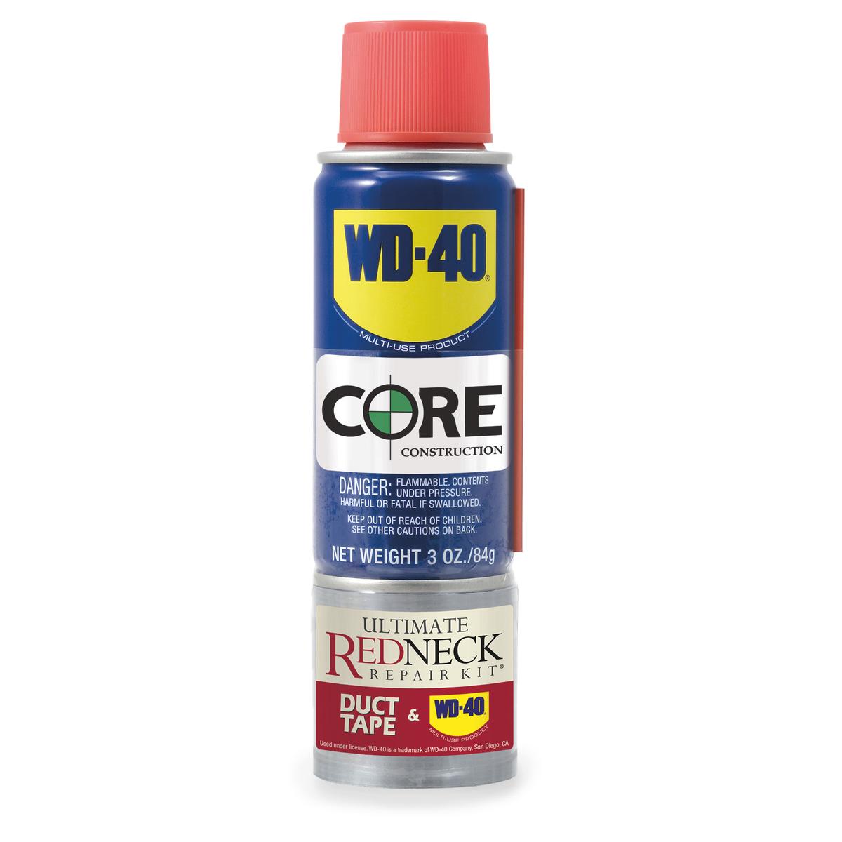 Ultimate Redneck Repair Kit, WD-40 3 oz Handy Can and 6 yards of Duct Tape, White Label