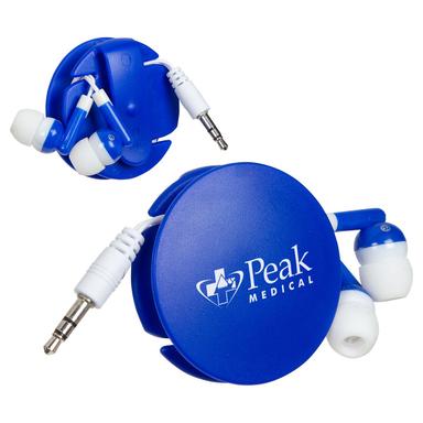 Storage Disc Clip with Earbuds
