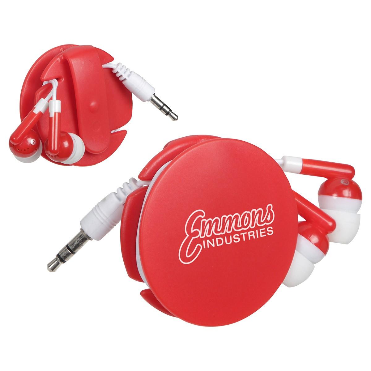 Storage Disc Clip with Earbuds