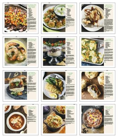 Recipe Pocket Calendar