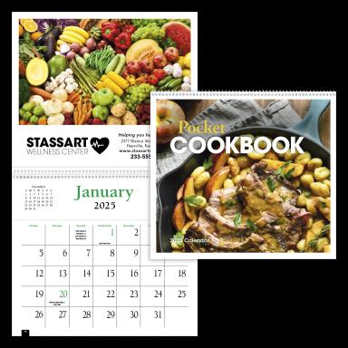 Pocket Cookbook Calendar