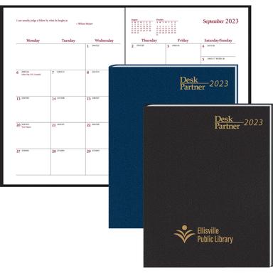 2023 Monthly Desk Partner Stitched to Cover 2023