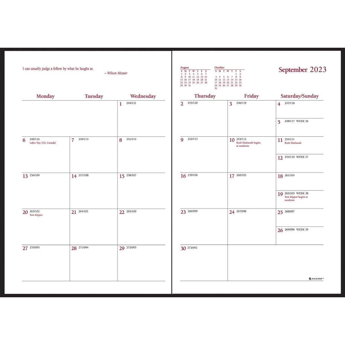 2023 Monthly Desk Partner Stitched to Cover 2023