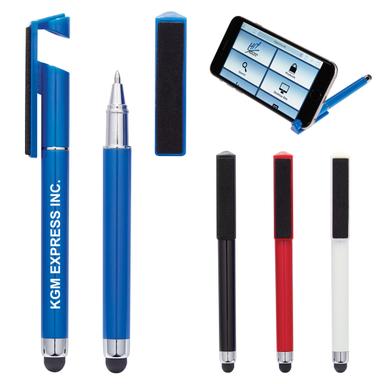 STYLUS PEN WITH PHONE STAND AND SCREEN CLEANER
