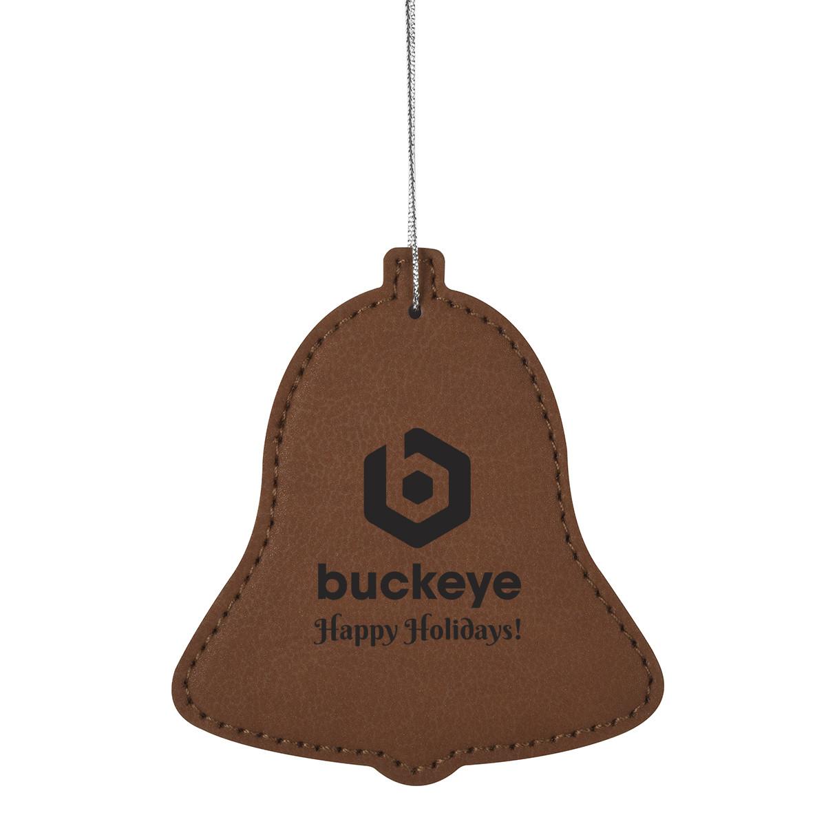 LEATHERETTE ORNAMENT - BELL
