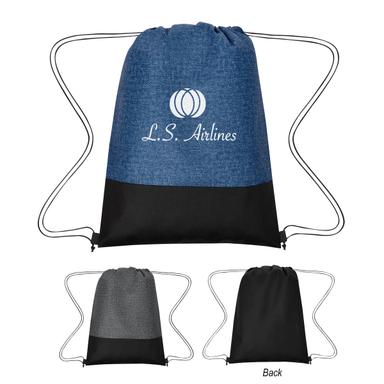 DENIM DELIGHT NON-WOVEN DRAWSTRING BAG