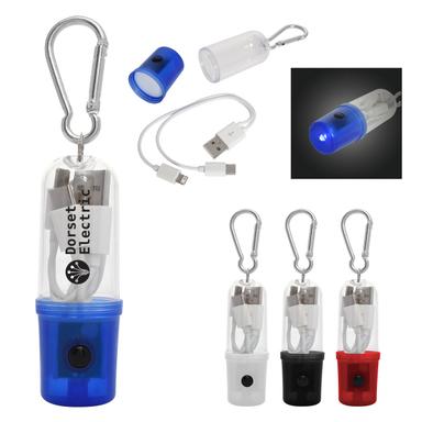3-IN-1 CHARGING CABLE WITH FLASHLIGHT CASE