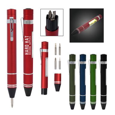 SCREWDRIVER SET WITH COB LIGHT