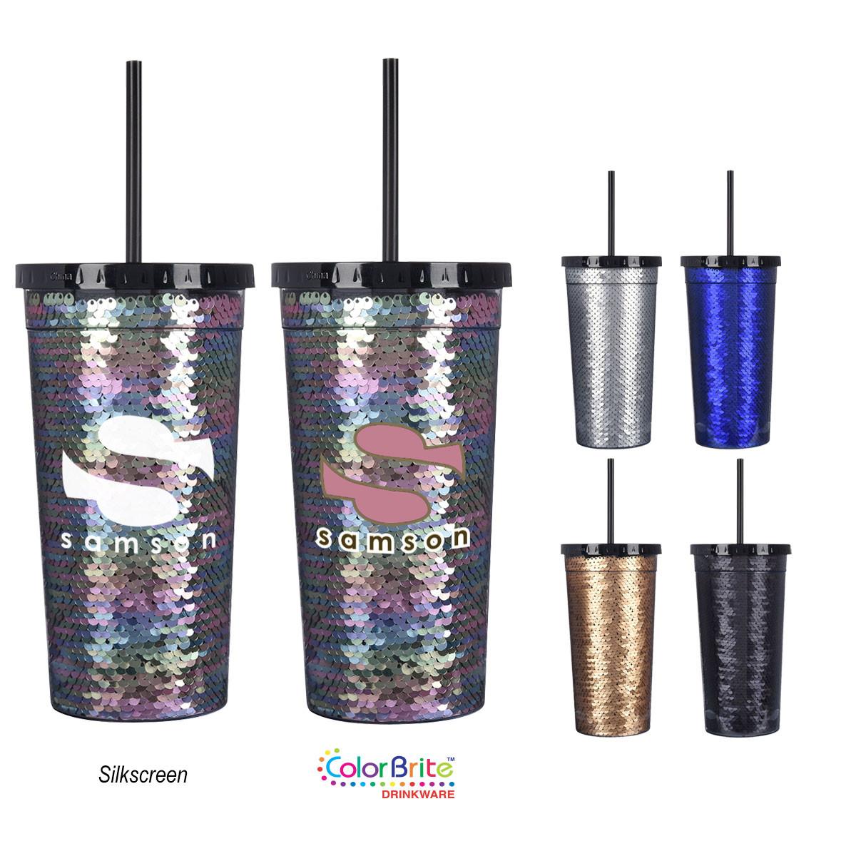 24 OZ. SEQUIN TUMBLER