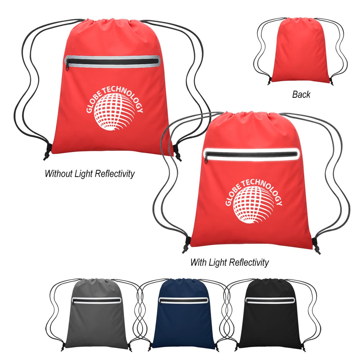 FARSIGHT REFLECTIVE DRAWSTRING SPORTS PACK