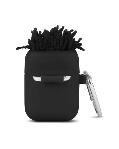 MOPTOPPERS® SILICONE EARBUD CASE WITH CARABINER