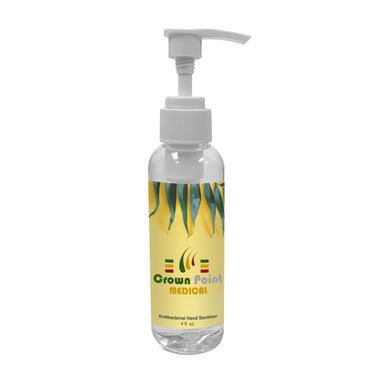 4 OZ. USA MADE GEL HAND SANITIZER WITH PUMP