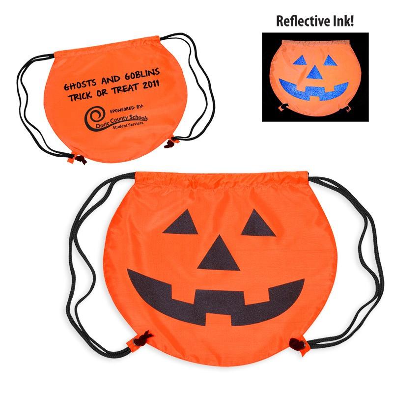 PUMPKIN DRAWSTRING BACKPACK