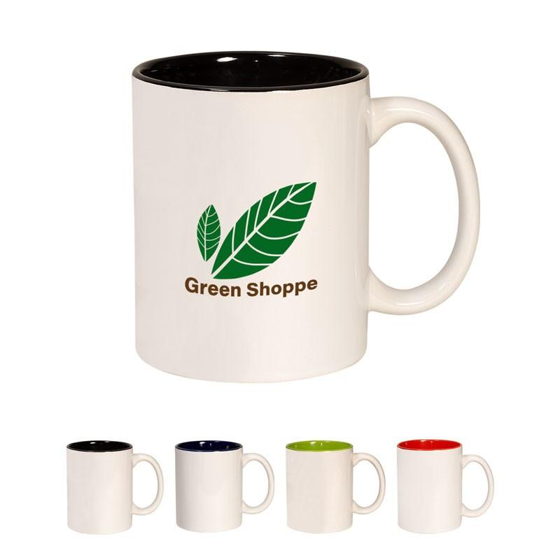 11 OZ. TWO TONE C-HANDLE MUG