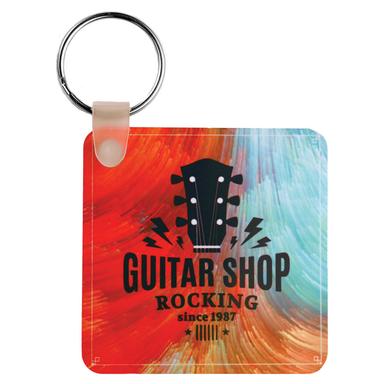 2 1/4 x 2 1/4 Glossy Full Color Keychain