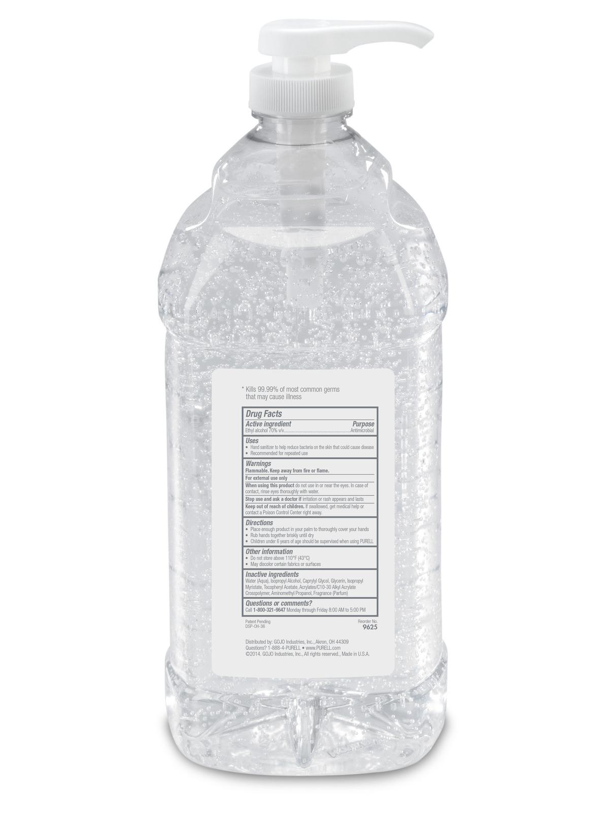 2 LITER PURELL® BOTTLE WITH PUMP