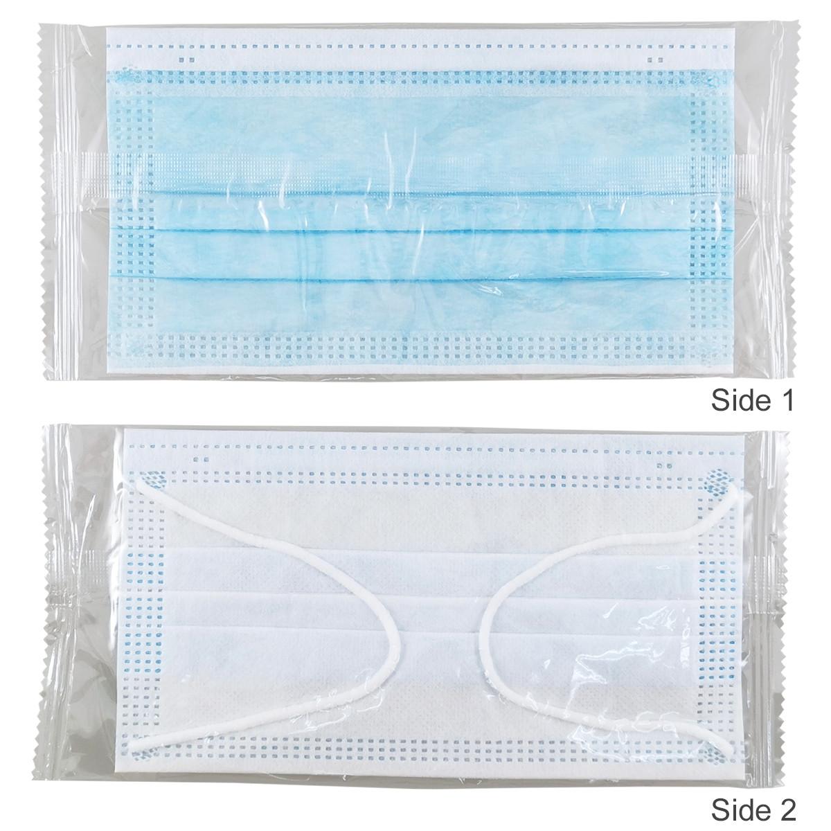 INDIVIDUALLY WRAPPED DISPOSABLE 3-PLY MASK